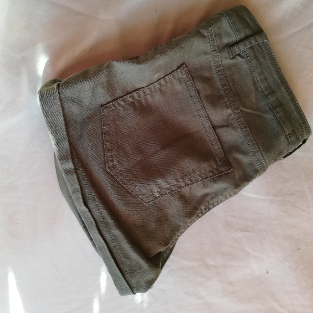 Light Olive Green Womens Shorts